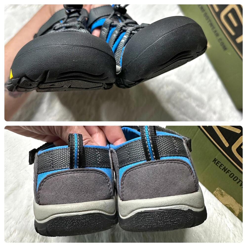 IOB Keen Newport H2 Sandals Grey Blue Youth 4 - Picture 6 of 12